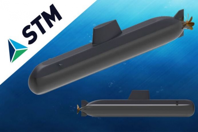 Turkey's STM Reveals Design of 540-ton Mini Attack Submarine