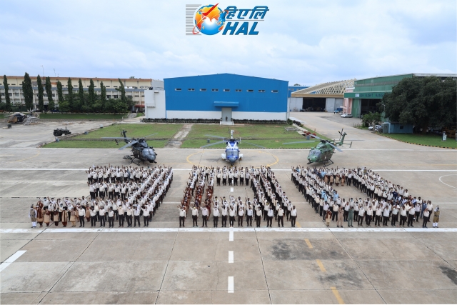 India’s HAL Rolls Out 300th Advanced Light Helicopter