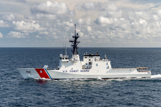 US Coast Guard Receives National Security Cutter ‘Stone’