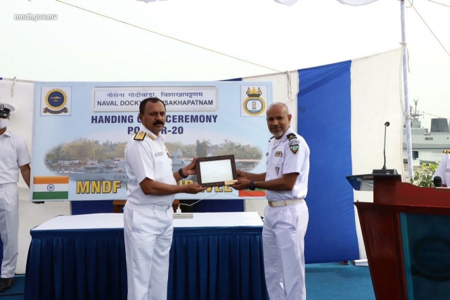 India’s Naval Dockyard Refits Maldivian Coast Guard Ship