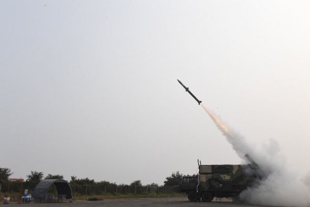 Maiden Test Launch of India's Akash NG Missile