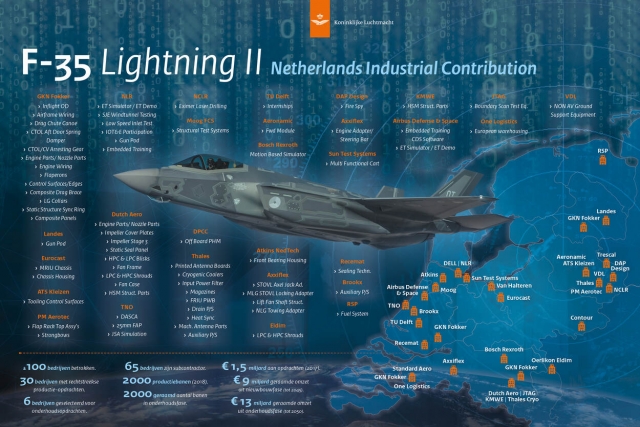 Netherlands to Get first F-35 Fighter on Oct 31