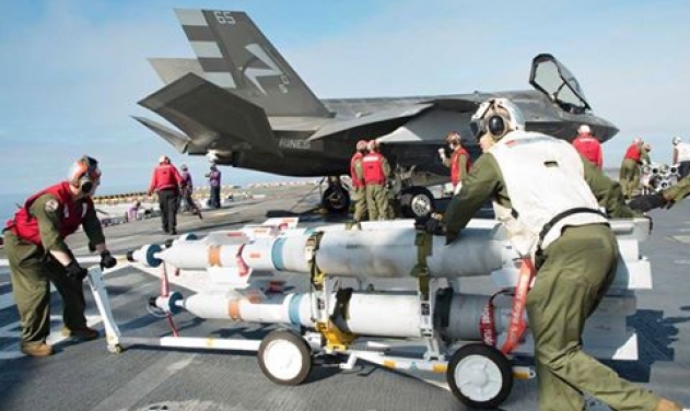 US Navy Completes Weapons Load Testing For F-35B Lightning II Fighter Aircraft