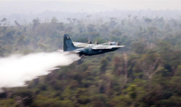 Brazilian C-130 Hercules Planes To Douse Amazon Fire
