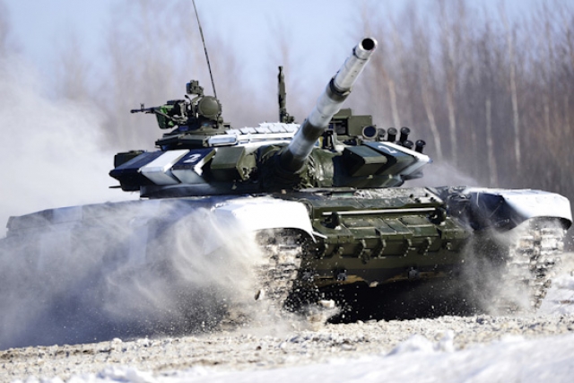 Russian Pacific Fleet’s Coastal Defense Troops Receive Upgraded T-80BV Tanks