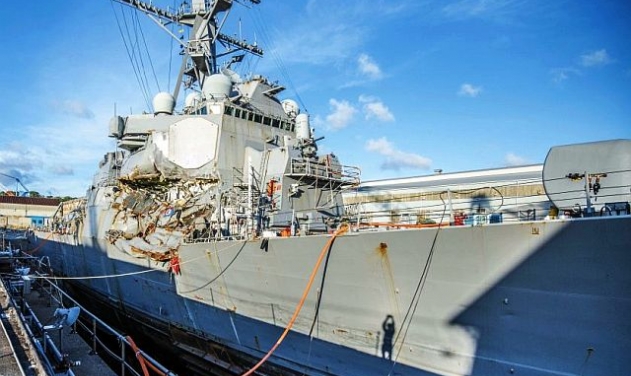 Restoration Initiated of Damaged US Navy Destroyer, USS Fitzgerald 