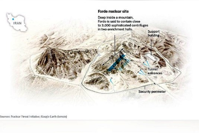 Israel Requests U.S. MOP Bomb to Target Iran’s Fordow Nuclear Site