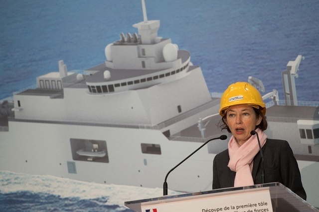 Steel Cut for French Navy’s First of 4 Replenishment Vessels