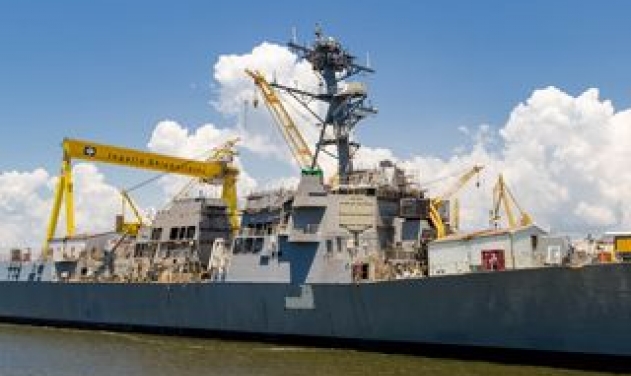US Navy’s New Arleigh Burke-Class Guided Missile Destroyer Launched