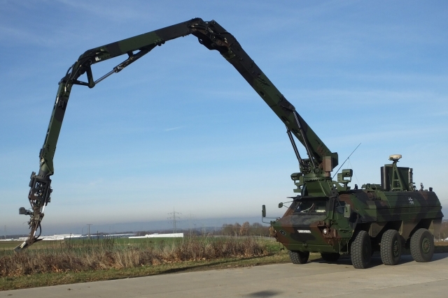 Bundeswehr Receives Rheinmetall Fox Vehicles Now Configured to Destroy Bombs