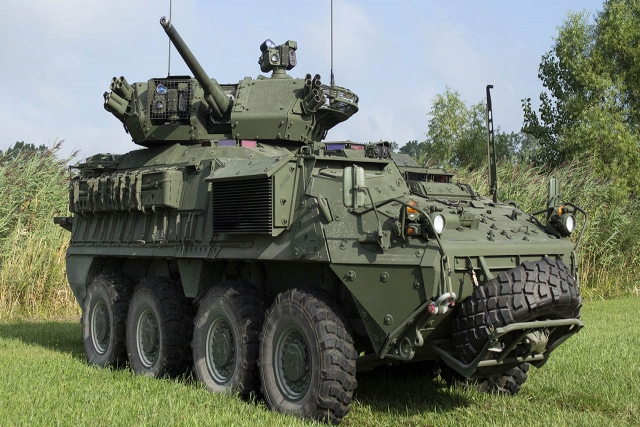 General Dynamics Wins $2.5B to build Stryker Fighter Vehicles for US Army