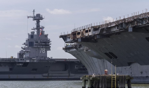 Huntington Wins $687M Early Service Life Period Work On USS Gerald R Ford Carrier