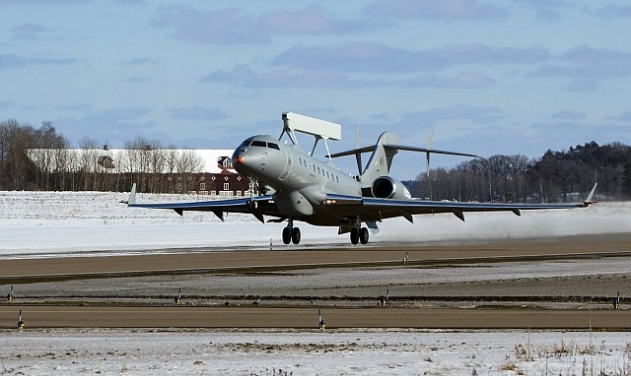 Saab’s GlobalEye AWACS Aircraft Completes First Flight
