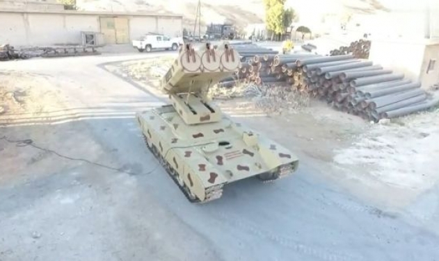 Syrian Army Rolls Out Heavy Artillery Rocket System