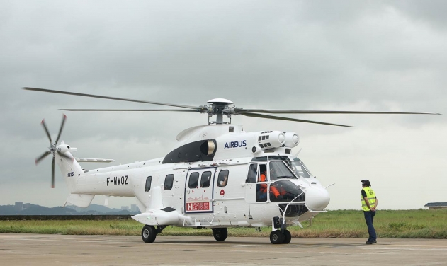 Airbus Demonstrates Heavy Twin H215 Helicopter In China