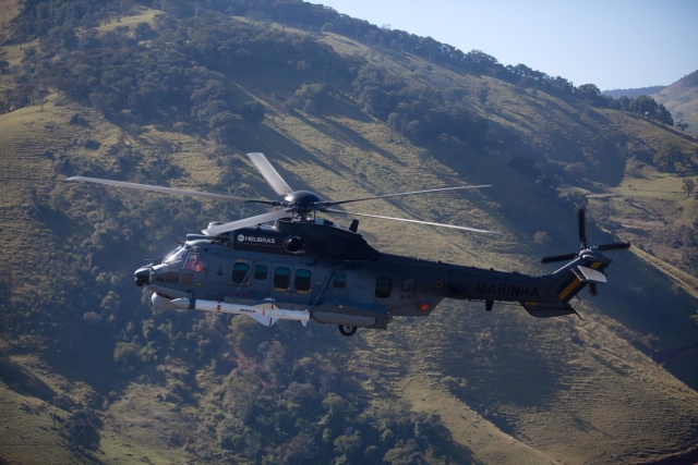 Brazil Gets First Airbus H225M Naval Combat Helicopter
