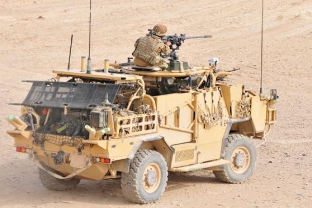 Saab's Giraffe 1X Radar Installed on Supacat Jackal Vehicle Debuts at DSEI-2019