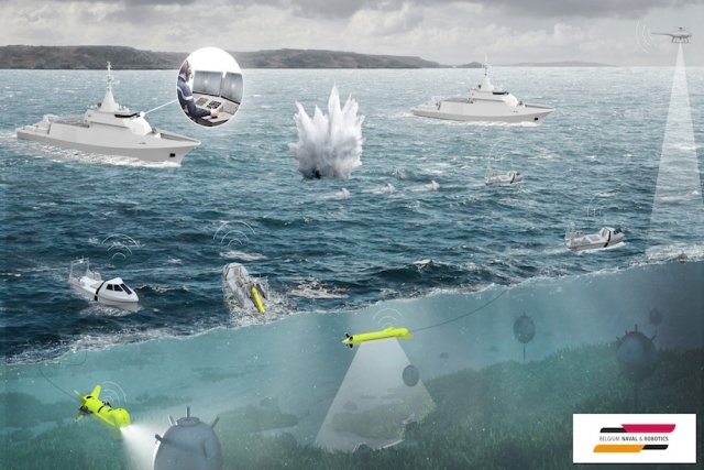 ECA Adds Unmanned Rotorcraft to Belgian-Dutch Mine Hunter Program