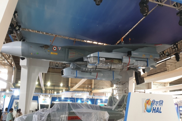 HAL displays CATS warrior drone at Aero India 2021 