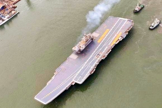 Sea Trials Commence for India’s Indigenous Aircraft Carrier ‘Vikrant’