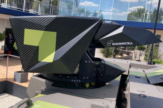 Rheinmetall Unveils Remote Operated Natter Weapon System