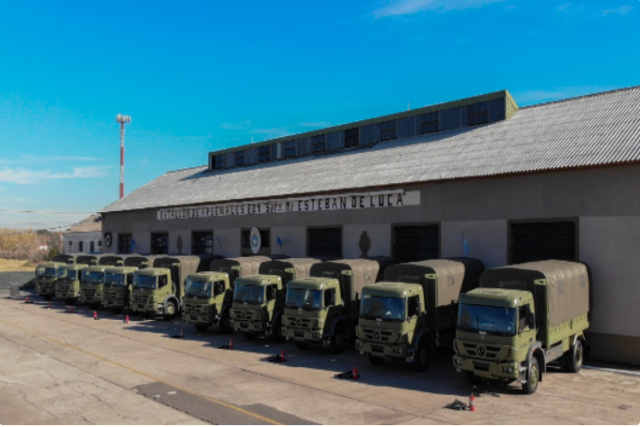 Argentina Orders 54 Mercedes Benz Atego 4x4 Militarized Trucks