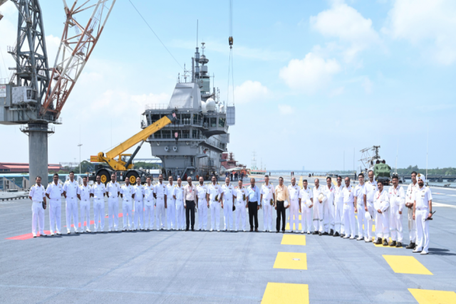 Aircraft Carrier 'Vikrant' Handed Over to Indian Navy