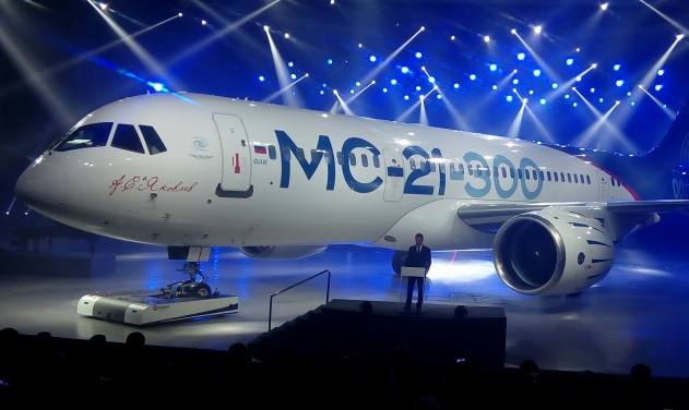 Russian Irkut Rolls Out MC-21 Passenger Jetliner