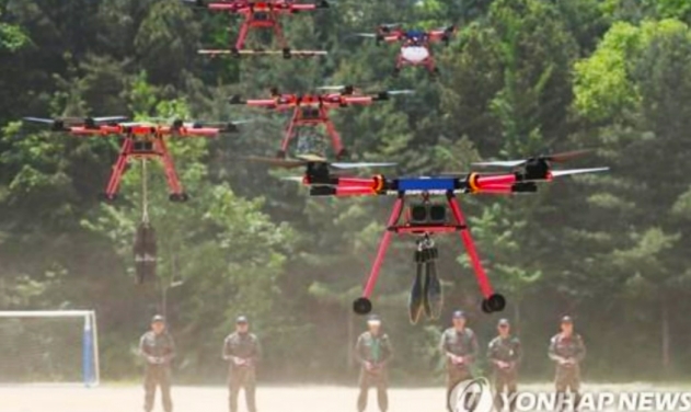 South Korea Demonstrates Use Of Tactical Drones 