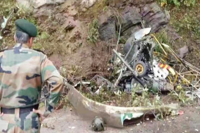 Indian Army's Cheetah Chopper Crashes, Both Pilots Killed