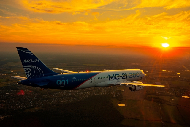 Russia to Swap Western Avionics in MC-21 Airliner with Locally-made Ones