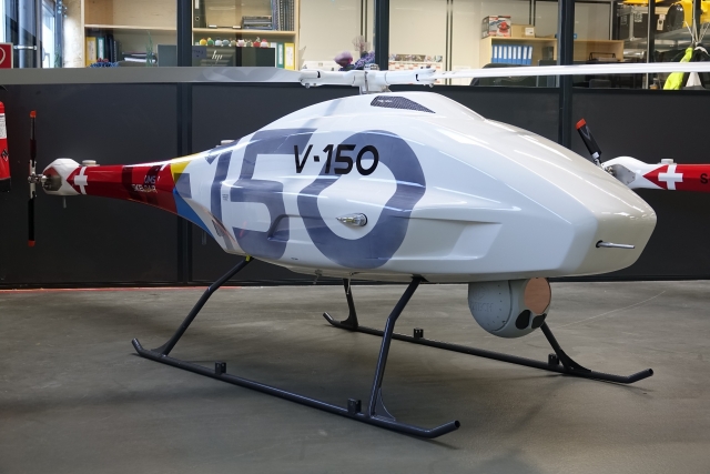 Saab-UMS Aero JV Unveils V-150 VTOL Rotary UAV