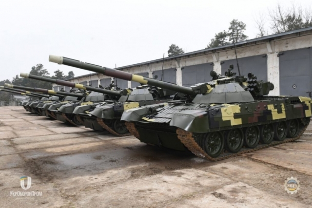 Ukrainian Armed Forces Recieve Modernized T-72 Tanks 