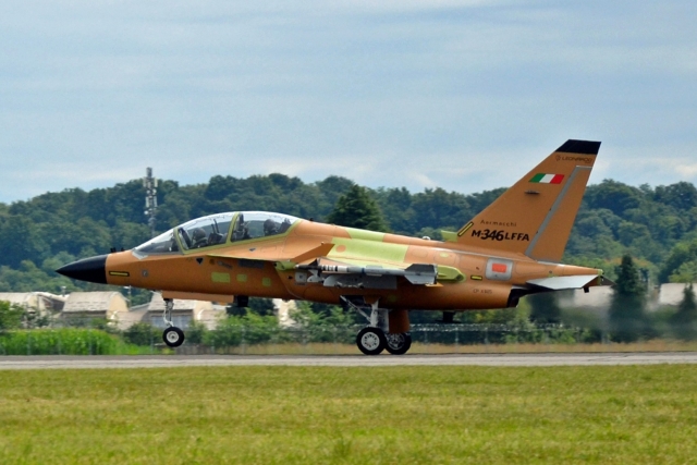 Leonardo M-346 Jet Equipped With Grifo Radar Makes First Flight