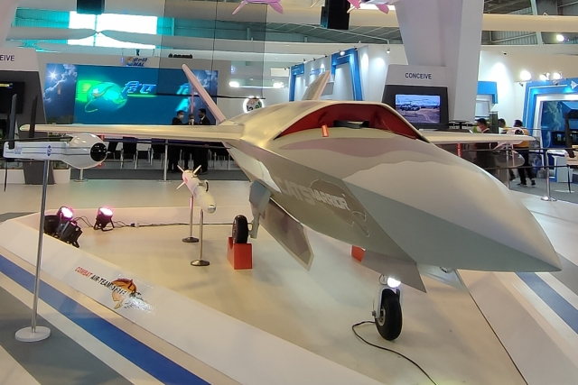 HAL displays CATS warrior drone at Aero India 2021 