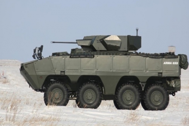 Kazakhstan Evaluates Turkish-Made Combat Vehicle, Weapon System