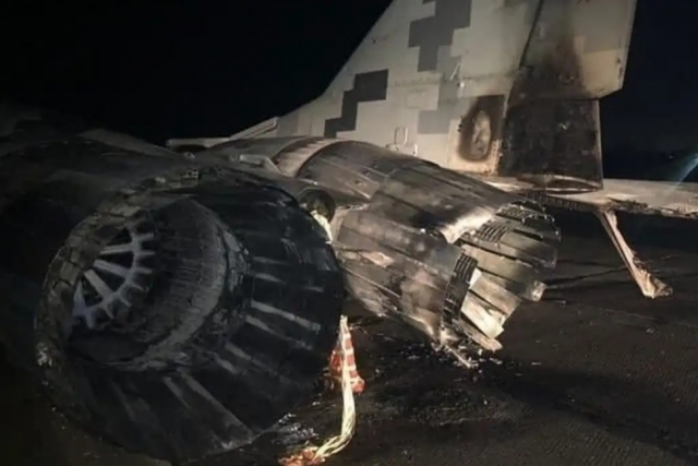 Ukrainian MiG-29 Damaged After Drunk Officer Rams Car into Jet