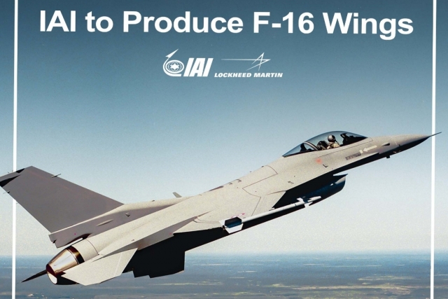 IAI to Resume F-16 Wings Production Following Rising Demand for the Lockheed Martin Jet