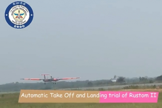 Autonomous Take Off and Landing, GAGAN Satellite System Proven for India's Rustum UAV