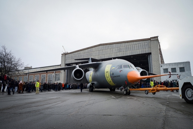 Antonov Rolls Out First An-178-100R Aircraft for Ukraine 