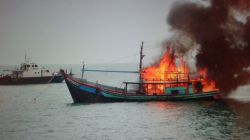 Indonesian Military Sinks 34 Foreign Boats To Deter Illegal Fishing