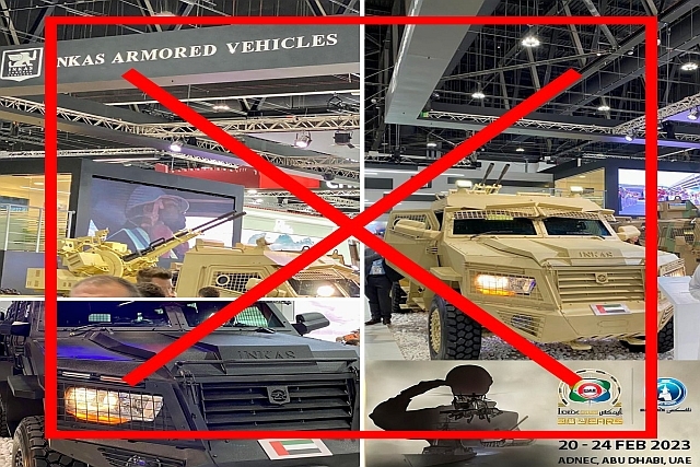 IDEX 2023 Exhibitor Falsely Representing INKAS Armored, says Canadian Company