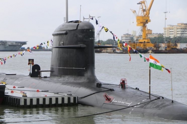 Second Scorpene-class Sub Inducted by Indian Navy