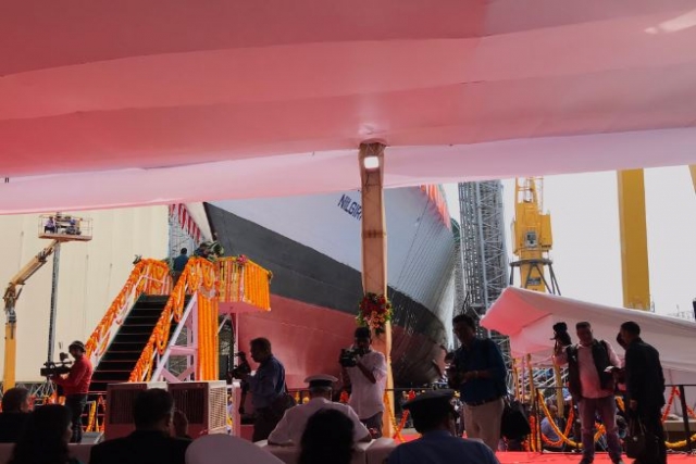 India Launches ‘INS Nilgiri’ Stealth Frigate 