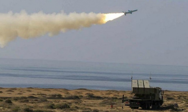 Iran Tests Fires Sea launched Cruise Missiles As Part Of Drills