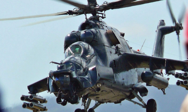 Iraqi Mi-35 Helicopter Crashes