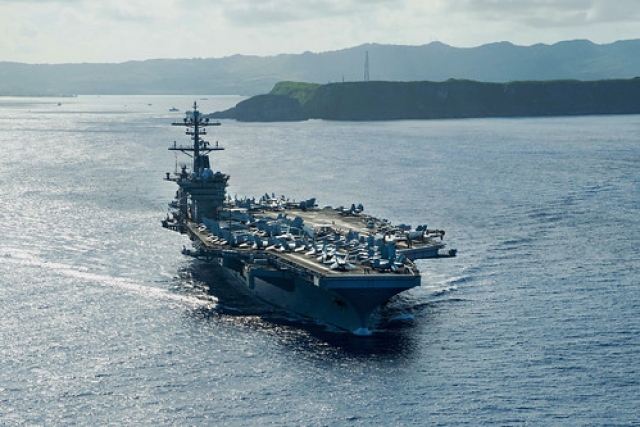 USS Theodore Roosevelt Carrier Returns to Sea