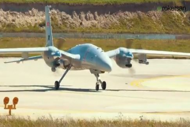 Turkish Akinci Drone’s First Firing of Roketsan Smart Munitions