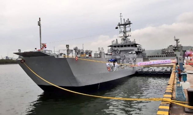 Indian Navy Commissions LCU L-56 Amphibious Vessel