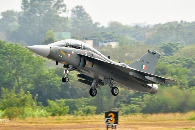 India's Series-produced LCA Trainer Performs Maiden Flight
